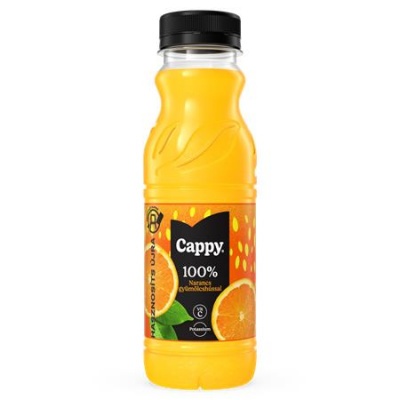 Gyümölcslé, 100%, 0,33 l, CAPPY narancs